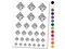 D10 10 Sided Gaming Gamer Dice Critical Role Temporary Tattoo Water Resistant Fake Body Art Set Collection